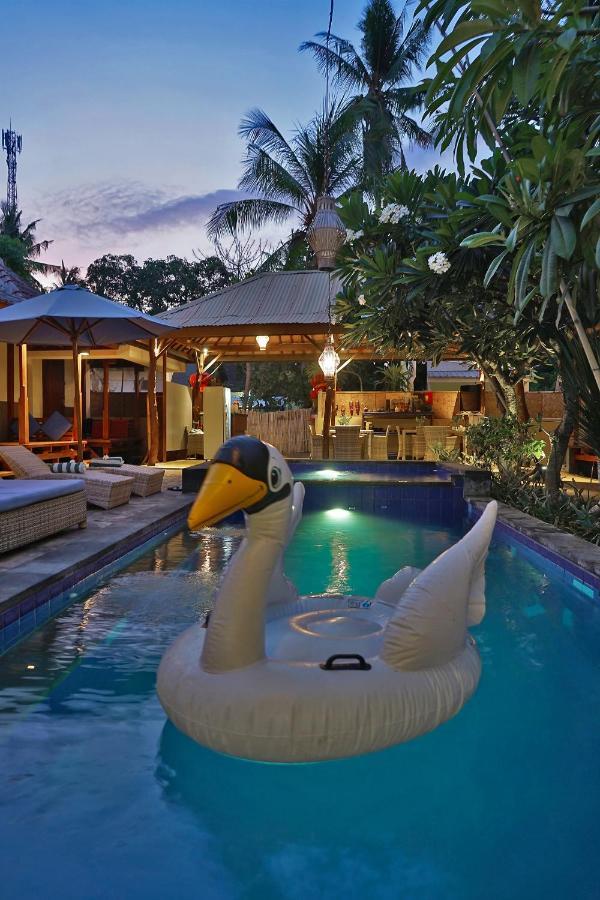 Sari Gili Bungalow Gili Air Esterno foto