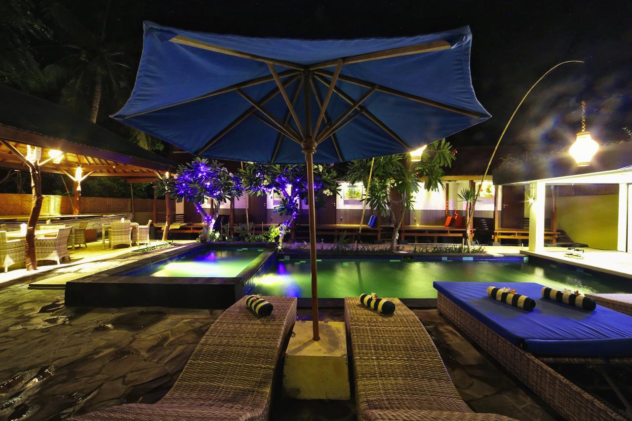 Sari Gili Bungalow Gili Air Esterno foto