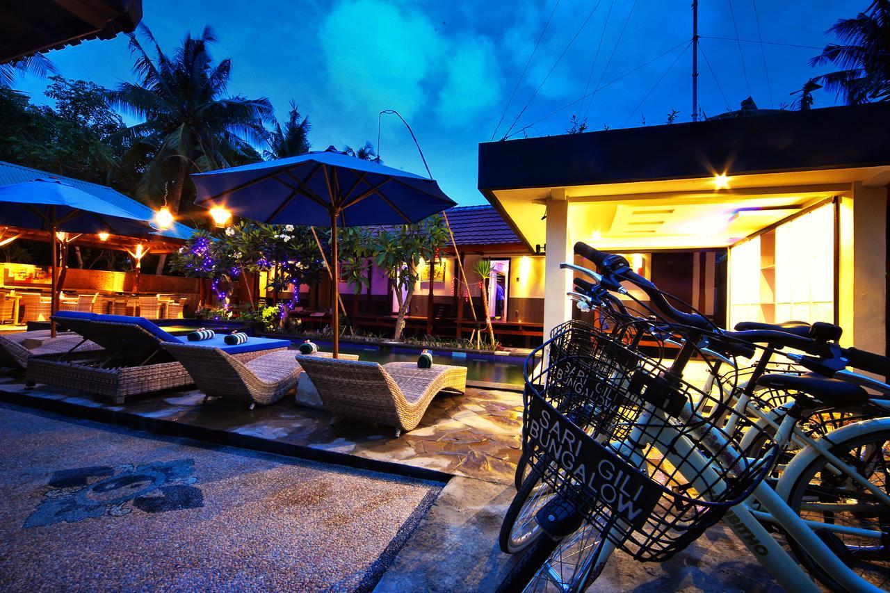 Sari Gili Bungalow Gili Air Esterno foto